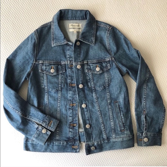 madewell stretch jean jacket